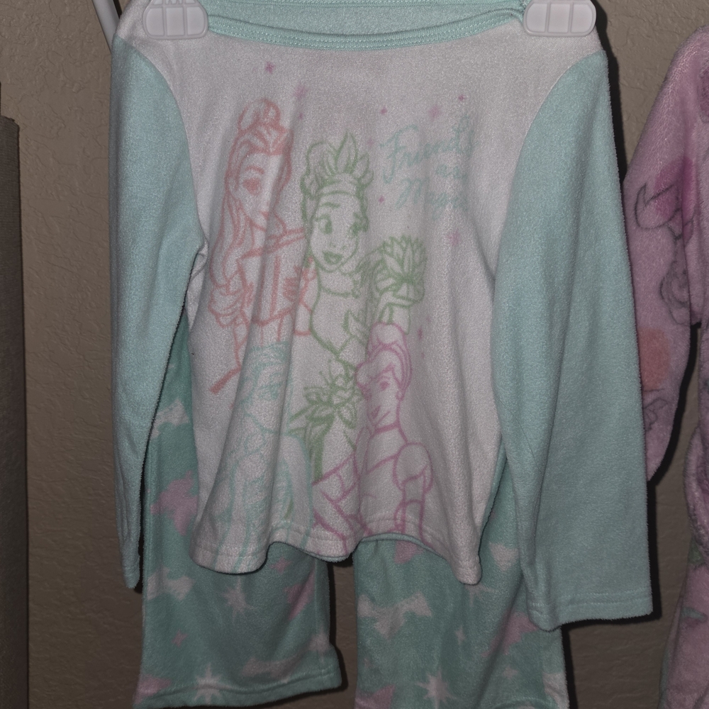 Girls' Mint & White Princess Pajama Set - Disney